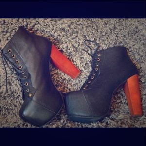 Jeffrey Campbell Lita booties 7.5